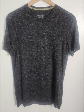 SmartWool Men's Sz. S Black/Grey Short Sleeve Pocket T-Shirt
